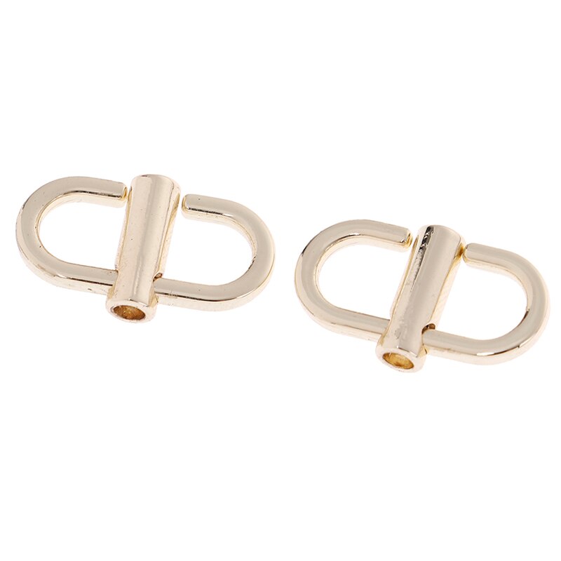 2Pcs/lot Adjustable Metal Buckles for Chain Strap Bag Shorten Shoulder Crossbody Bags Hardware Accessories