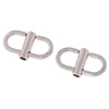 2Pcs/lot Adjustable Metal Buckles for Chain Strap Bag Shorten Shoulder Crossbody Bags Hardware Accessories