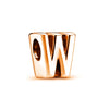 2Pcs/lot Rose Gold 26 English Letters Charm Beads DIY Bracelets Necklaces For Women Men Wife Sister Jewelry Accessories Gift