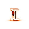 2Pcs/lot Rose Gold 26 English Letters Charm Beads DIY Bracelets Necklaces For Women Men Wife Sister Jewelry Accessories Gift