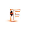 2Pcs/lot Rose Gold 26 English Letters Charm Beads DIY Bracelets Necklaces For Women Men Wife Sister Jewelry Accessories Gift