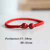 2Pcs/lot Women Lucky Bracelets Bead Red String Ceramic bracelets & bangles Men Handmade Accessories  Lovers Lucky Jewelry