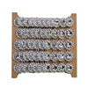 2Yard 15mm Gold Silver Rhinestone Chain Ribbon Trim Apparel Sewing Accessories DIY Supplies Pearl Crystal Chain Party DIY Craft