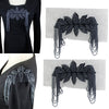 2pc Manual Beads Flower Leaf Tassels Shoulder Board Applique Collar Patch Tassel Epaulets Shoulder Flower DIY TH1671D