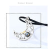 2pcs Couple Necklace Magnetic Suction Projection Stone Creative Attraction Sun Moon Pendants Jewelry Love for Men Women