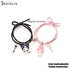2pcs / set magnet attracts couple Bracelet cute cartoon Charm Jewelry adjustable elastic rope bracelets lover gift for women men