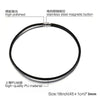 3/4/5mm Wide Men's Black Leather Necklace 316L Stainless Steel 45cm/50/55cm Length Necklace Jewelry Gift
