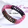 3.5mm Rubellite Bracelet For Women Natural Crystal Stone Bracelet Beads Garnet Bracelet Cristal Bracciali Donna