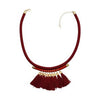 3 Colors Bohemian Leather Rope Chain Necklaces Ethnic Fringe Tassel Pendant Choker Necklaces for Women Wedding Party Jewelry
