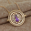 3 Colors Time Turner Pendant Necklace Movie H-P Theme Necklaces Choker Jewelry Trendy Cosplay Gifts for Men