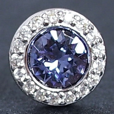 3 color 925 Silver Crystal Stud Earrings For Women Princess Fashion Luxury Cubic Zirconia patty Inlaid Ear Earring Fine Jewelry