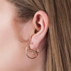 30-70MM Big Hoop Earrings For Women Custom Name Earrings Stainless Steel Personalized Jewerly Gold Color boucle oreille femme