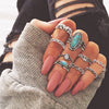 30 Styles Trendy Boho Midi Knuckle Ring Set For Women Crystal Geometric Finger Rings  Bohemian Jewelry