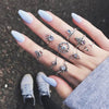 30 Styles Trendy Boho Midi Knuckle Ring Set For Women Crystal Geometric Finger Rings  Bohemian Jewelry