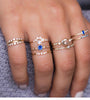 30 Styles Trendy Boho Midi Knuckle Ring Set For Women Crystal Geometric Finger Rings  Bohemian Jewelry