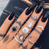 30 Styles Trendy Boho Midi Knuckle Ring Set For Women Crystal Geometric Finger Rings  Bohemian Jewelry