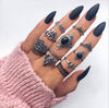 30 Styles Trendy Boho Midi Knuckle Ring Set For Women Crystal Geometric Finger Rings  Bohemian Jewelry