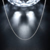 30PCS 925 stamped silver 1MM fine chains necklaces for women men  designer jewelry set party wedding gifts