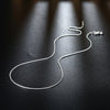 30PCS/lot silver 1MM Snake chains necklaces for women men  designer jewelry set party wedding gifts