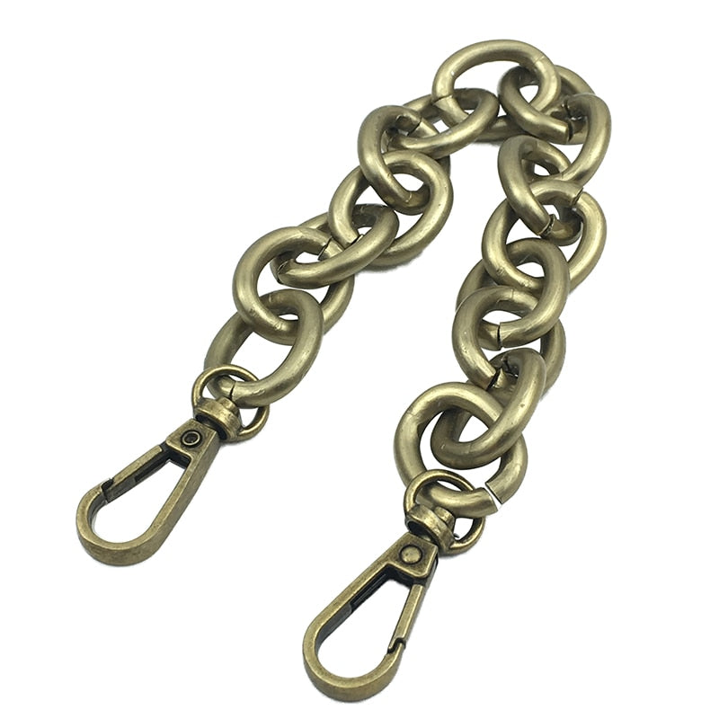 30cm Replacement Metal Chain For Handle Bag Handbag Antique Bronze  Silver golden DIY Accessories For Bag Strap Hardware