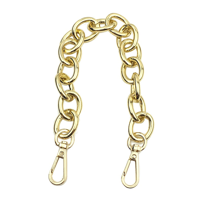 30cm Replacement Metal Chain For Handle Bag Handbag Antique Bronze  Silver golden DIY Accessories For Bag Strap Hardware