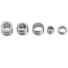 30pcs Stainless Steel Spacer Beads Charm Loose Round Beads Crimp End Bead For DIY Jewelry Making  And Components