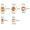 30pcs Stainless Steel Spacer Beads Charm Loose Round Beads Crimp End Bead For DIY Jewelry Making  And Components