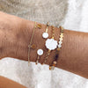 31 Styles Boho Mixed Leaves Letter Map Geometric Crystal Infinity  Pentagram Shell Multi-layer Chain Bracelet Women