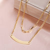 316 Stainless Steel Chain Necklaces for Women Pendant Double Layer Can't Take My Eyes Off you Gift for Girlfriend  Accessories