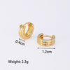 316 Stainless Steel Dangle Heart Ball  Earrings for Women Men Cross Rond Heart Ball Simple Punk Cool Girls Earings 2022 Trend
