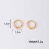 316 Stainless Steel Dangle Heart Ball  Earrings for Women Men Cross Rond Heart Ball Simple Punk Cool Girls Earings 2022 Trend