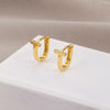 316 Stainless Steel Dangle Heart Ball  Earrings for Women Men Cross Rond Heart Ball Simple Punk Cool Girls Earings 2022 Trend