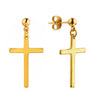 316 Stainless Steel Dangle Heart Ball  Earrings for Women Men Cross Rond Heart Ball Simple Punk Cool Girls Earings 2022 Trend