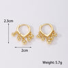 316 Stainless Steel Dangle Heart Ball  Earrings for Women Men Cross Rond Heart Ball Simple Punk Cool Girls Earings 2022 Trend