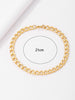 316 Stainless Steel Gold Color Bracelet Twist Cuban Chain Bracelet for Women Chain Bracelet Jewelry Gifts