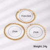 316 Stainless Steel Gold Color Bracelet Twist Cuban Chain Bracelet for Women Chain Bracelet Jewelry Gifts