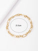 316 Stainless Steel Gold Color Bracelet Twist Cuban Chain Bracelet for Women Chain Bracelet Jewelry Gifts