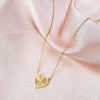 316 Stainless Steel Gold Plating Simple Delicate Heart Pendant Necklace Women Cute Party Jewelry Accessories