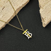 316 Stainless Steel Letter Necklace For Women Men Gold Pendant Collar Initial Necklaces  Jewelry Gifts NO Fade