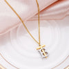 316 Stainless Steel Letter Necklace For Women Men Gold Pendant Collar Initial Necklaces  Jewelry Gifts NO Fade