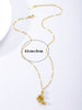316 Stainless Steel Multiple Beads Pendant Necklace For Women Chain Choker 2022 Trend Gift Party Jewelry Collar