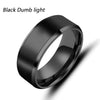 316L High Quality Men Black Titanium Stainless Ring Lover Couple Rings for Women Men Silver Vintage Co Rings Drop Shipping