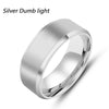 316L High Quality Men Black Titanium Stainless Ring Lover Couple Rings for Women Men Silver Vintage Co Rings Drop Shipping