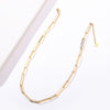316L Stainless Steel Chains Statement Necklaces For Women Golden Texture Collar Accessories שרשרת חברות