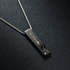 316L Stainless Steel Couple Necklace Her King His Queen Love Heart Titanium Steel Pendant Pair of Necklaces No Fade