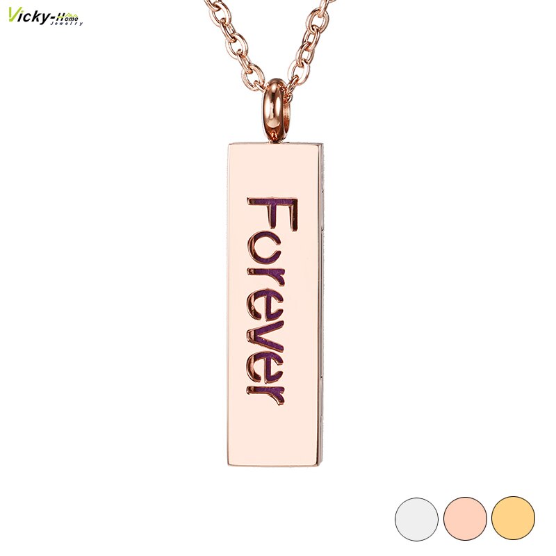316L Stainless Steel Essential Oil Diffuser Rectangle Locket Necklace Aromatherapy Pendant With Free Chains And Pads