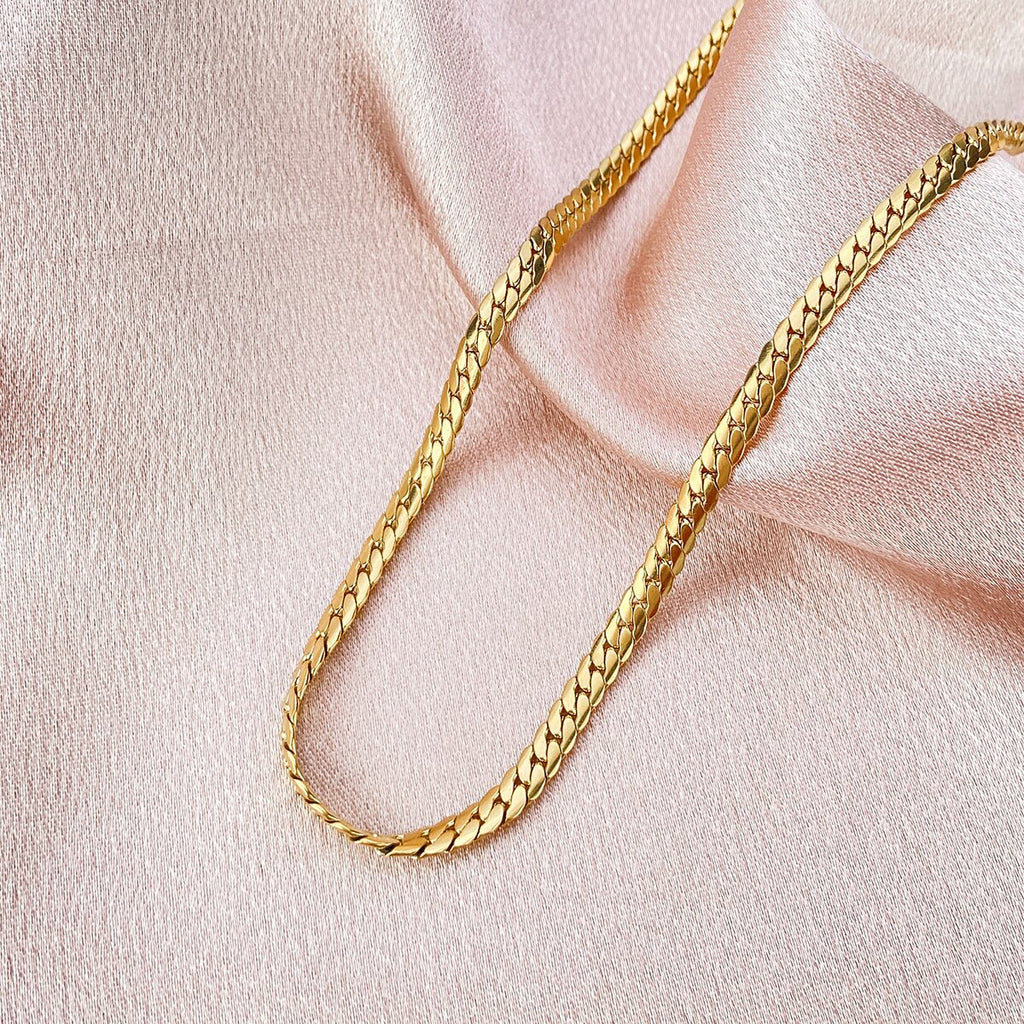 316L Stainless Steel Gold Color Chains Necklace For Women 2022 Punk Street Trend Rustproof Neck Jewelry Gift Bijou