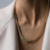 316L Stainless Steel Gold Color Chains Necklace For Women 2022 Punk Street Trend Rustproof Neck Jewelry Gift Bijou