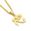 316L Stainless Steel Gold color Egyptian The Eye of Horus pendant necklace hip hop Wedjat Eye necklaces for unisex jewelry