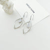 316L Stainless Steel Green Stone Leaves Statement Vintage Drop Earrings For Women Brincos Des Boucles D'oreilles New